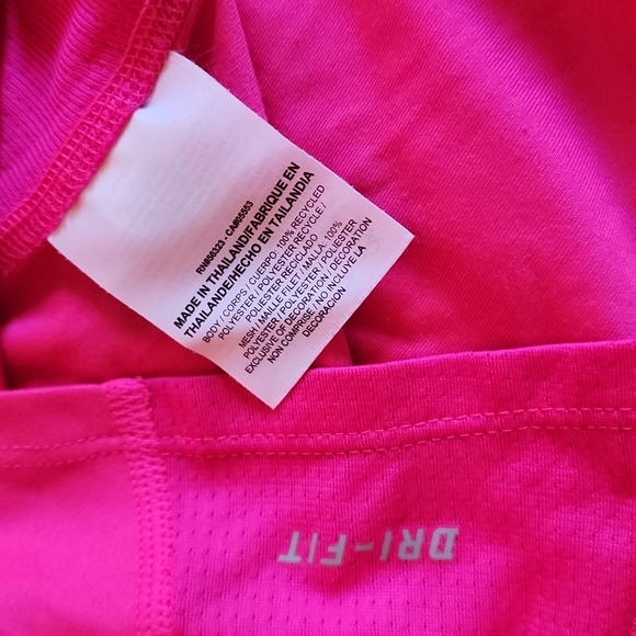 NEW!  Nike Running Long Sleeve Miler Running Athletic Top in Hot Pink - Picture 8 of 11